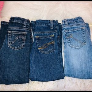 Lot of 3 girls jeans